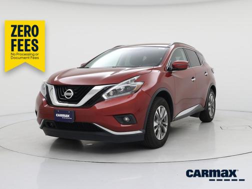 Red 2018 Nissan Murano SV