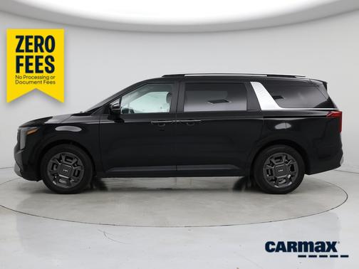 Black 2025 Kia Carnival Hybrid EX