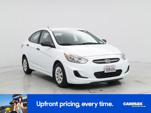 White 2016 Hyundai Accent SE