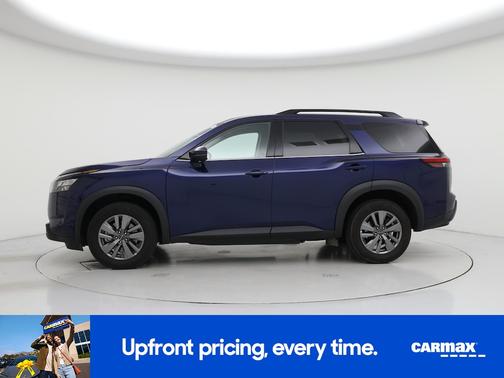 Blue 2025 Nissan Pathfinder SV