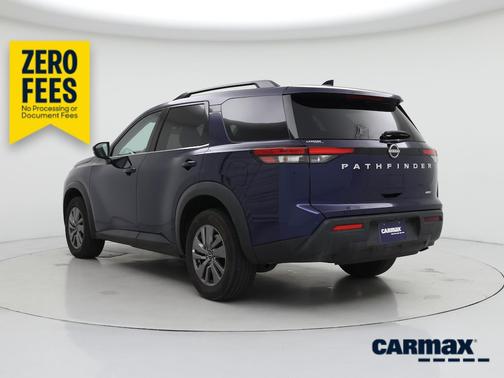 Blue 2025 Nissan Pathfinder SV