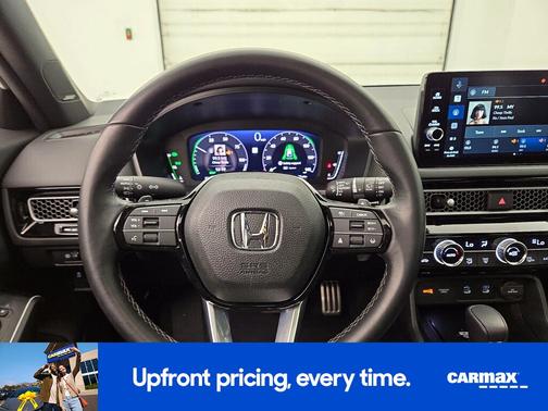 White 2025 Honda Civic Hybrid Sport Touring