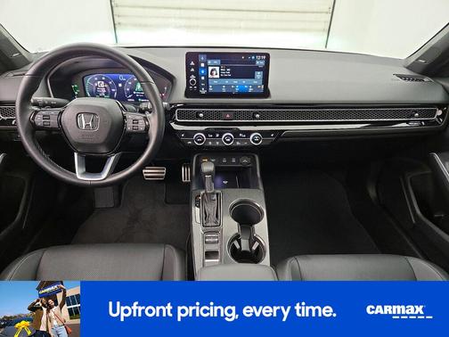 White 2025 Honda Civic Hybrid Sport Touring