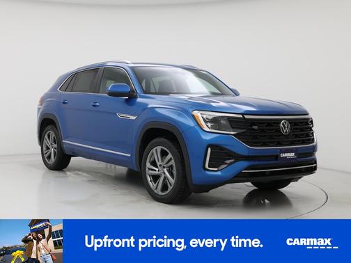 Blue 2024 Volkswagen Atlas Cross Sport SEL R-Line