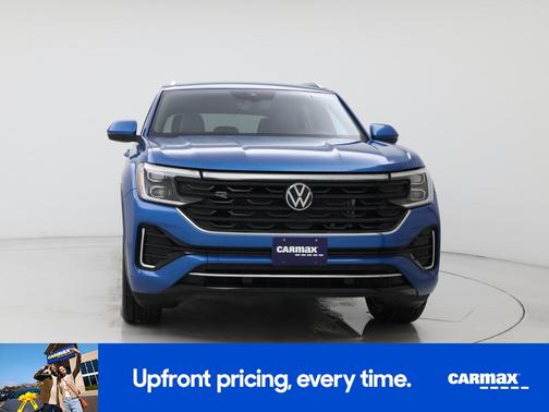 Blue 2024 Volkswagen Atlas Cross Sport SEL R-Line