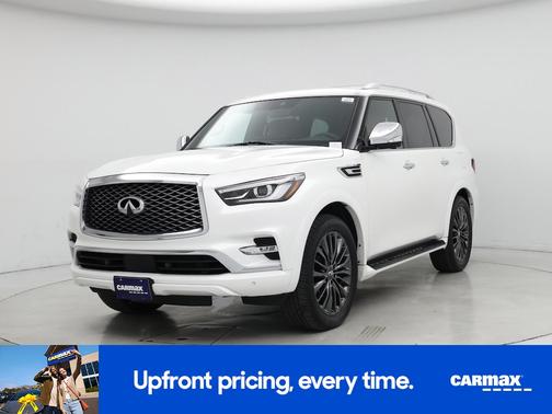 White 2023 INFINITI QX80 Sensory