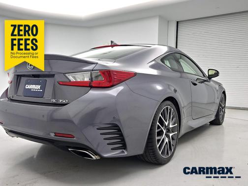 Gray 2016 Lexus RC 350