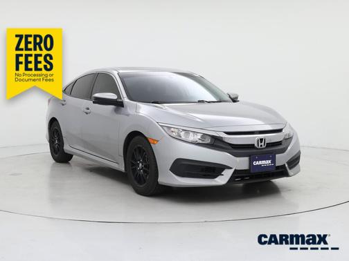 Silver 2017 Honda Civic EX