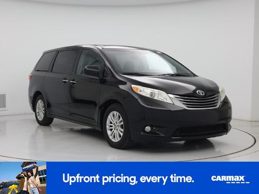 Black 2015 Toyota Sienna XLE