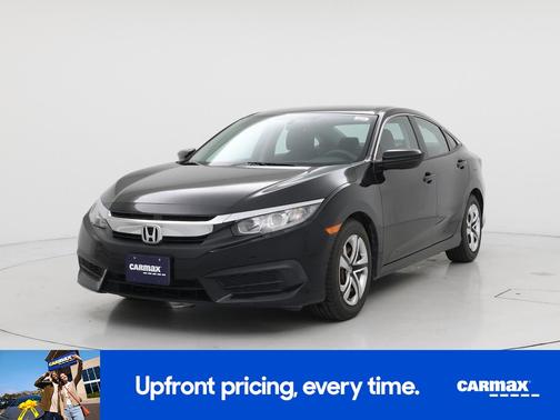 Black 2016 Honda Civic LX