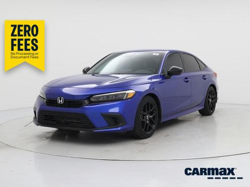 Blue 2023 Honda Civic Sport