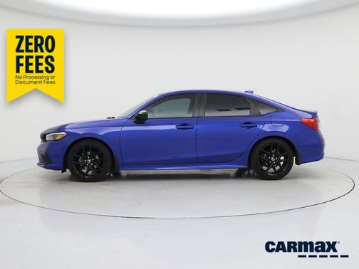 Blue 2023 Honda Civic Sport