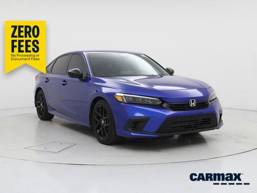 Blue 2023 Honda Civic Sport
