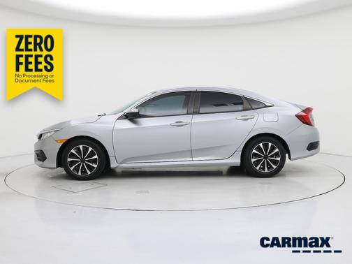 Silver 2017 Honda Civic LX
