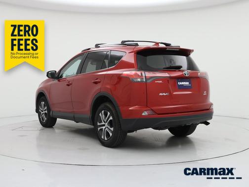 Red 2017 Toyota RAV4 LE