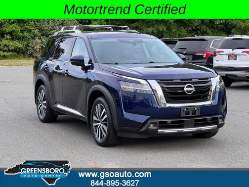 Deep Ocean Blue Pearl 2022 Nissan Pathfinder Platinum 4WD