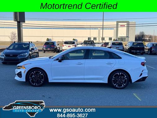 Glacial White Pearl 2021 Kia K5 GT-Line