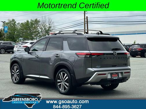 Gun Metallic/Super Black 2023 Nissan Pathfinder Platinum 4WD