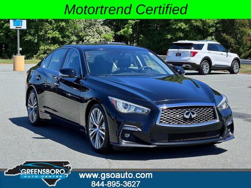 Black Obsidian 2019 INFINITI Q50 3.0t Sport
