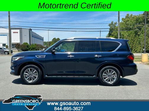 Hermosa Blue 2024 INFINITI QX80 Luxe