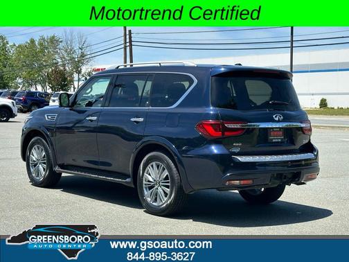 Hermosa Blue 2024 INFINITI QX80 Luxe