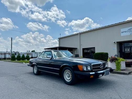 BLACK 1985 Mercedes-Benz 380SL