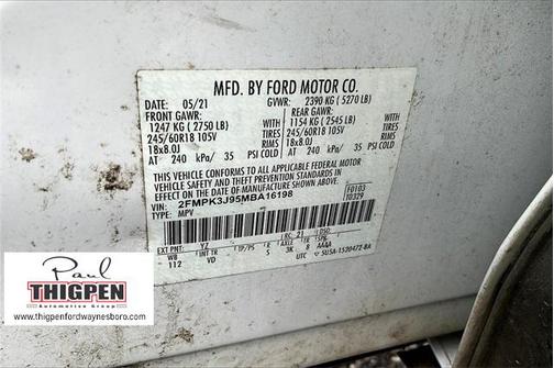 2021 Ford Edge SEL