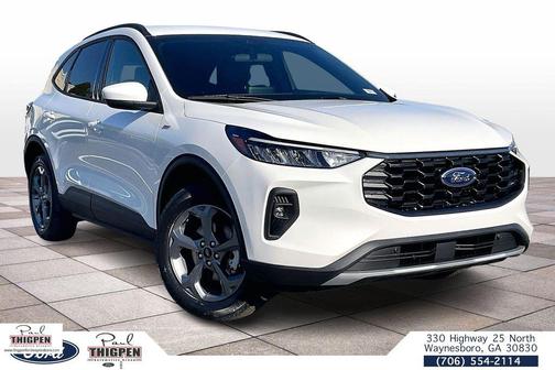 star white metallic tri-coat 2026 Ford Escape ST-Line Select