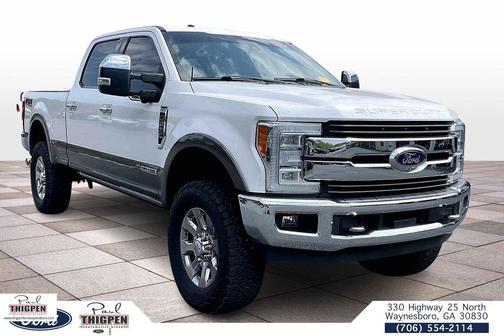 White Platinum 2018 Ford F-250 King Ranch