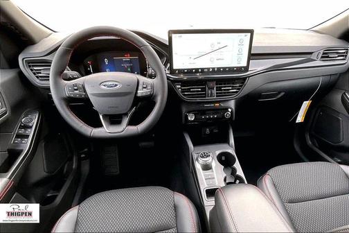 star white metallic tri-coat 2026 Ford Escape ST-Line