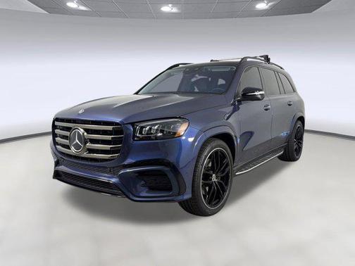Twilight Blue Metallic 2024 Mercedes-Benz GLS 450 4MATIC