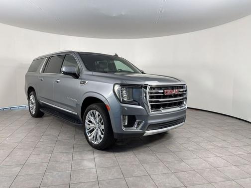 Satin Steel Metallic 2021 GMC Yukon XL SLT