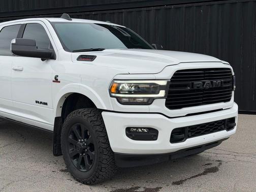 Bright White Clearcoat 2022 RAM 3500 Laramie Mega Cab 4x4 6'4' Box