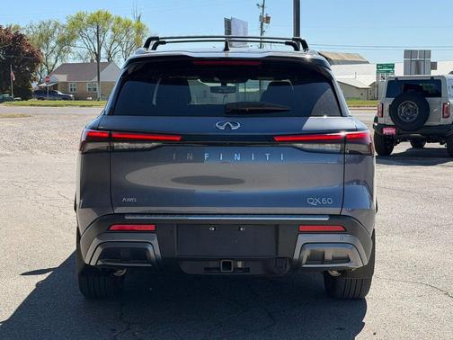 Moonbow Blue/Black Obsidian 2025 INFINITI QX60 AUTOGRAPH