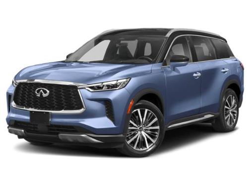 Moonbow Blue/Black Obsidian 2025 INFINITI QX60 AUTOGRAPH