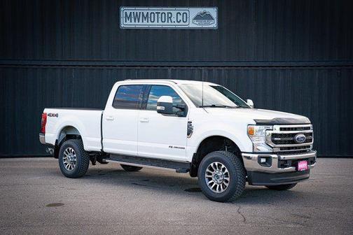 Star White Metallic Tri-Coat 2021 Ford F-350 Lariat