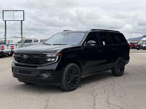 Agate Black Metallic 2025 Ford Expedition Max Platinum
