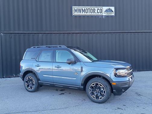 Azure Gray Metallic Tri-Coat 2025 Ford Bronco Sport Outer Banks