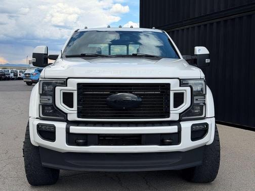 Star White Metallic Tri-Coat 2021 Ford F-450 Platinum