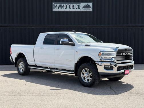 Bright White Clearcoat 2022 RAM 2500 Laramie Mega Cab 4x4 6'4' Box