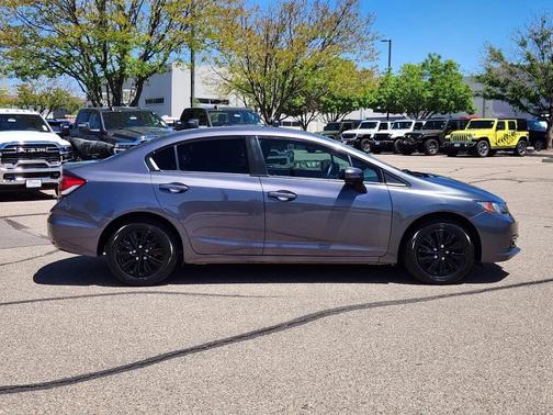 Modern Steel Metallic 2015 Honda Civic LX