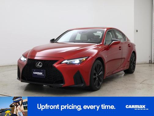 Red 2023 Lexus IS 350 F-Sport