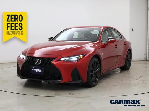 Red 2023 Lexus IS 350 F-Sport