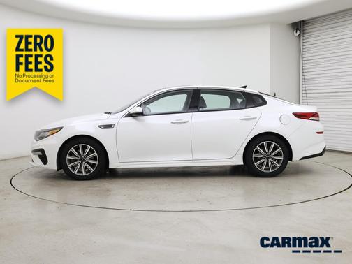 White 2020 Kia Optima EX Premium