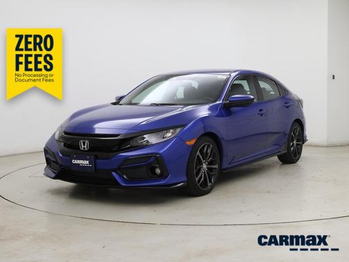 Blue 2020 Honda Civic Sport