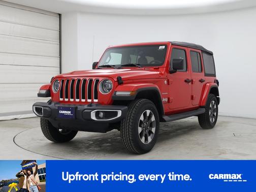 Red 2021 Jeep Wrangler Unlimited Sahara Altitude