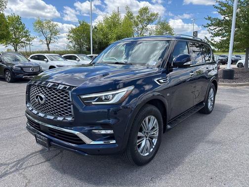 Hermosa Blue 2019 INFINITI QX80 Luxe