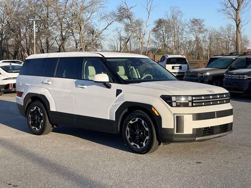 White 2025 Hyundai SANTA FE SE