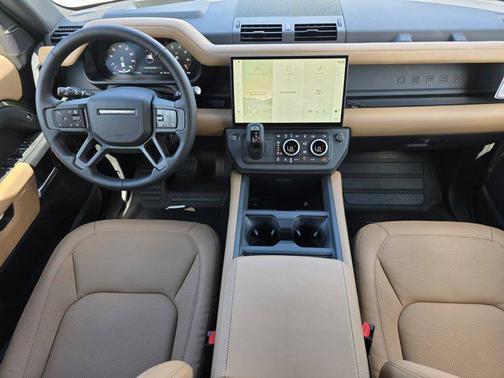Woolstone Green Metallic 2026 Land Rover Defender P500 X-Dynamic SE