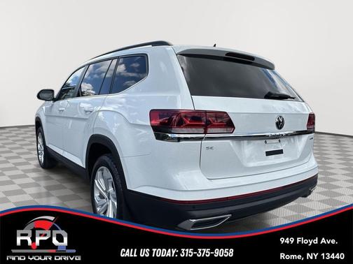 Pure White 2023 Volkswagen Atlas 2.0T SE w/Technology 4MOTION